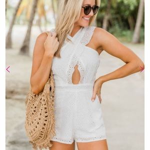 NWT White Romper